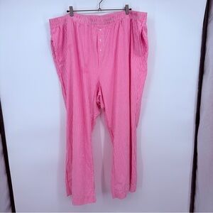 Old Navy PLUS SIZE 3X Pink Striped Cotton Pants Lounge Summer